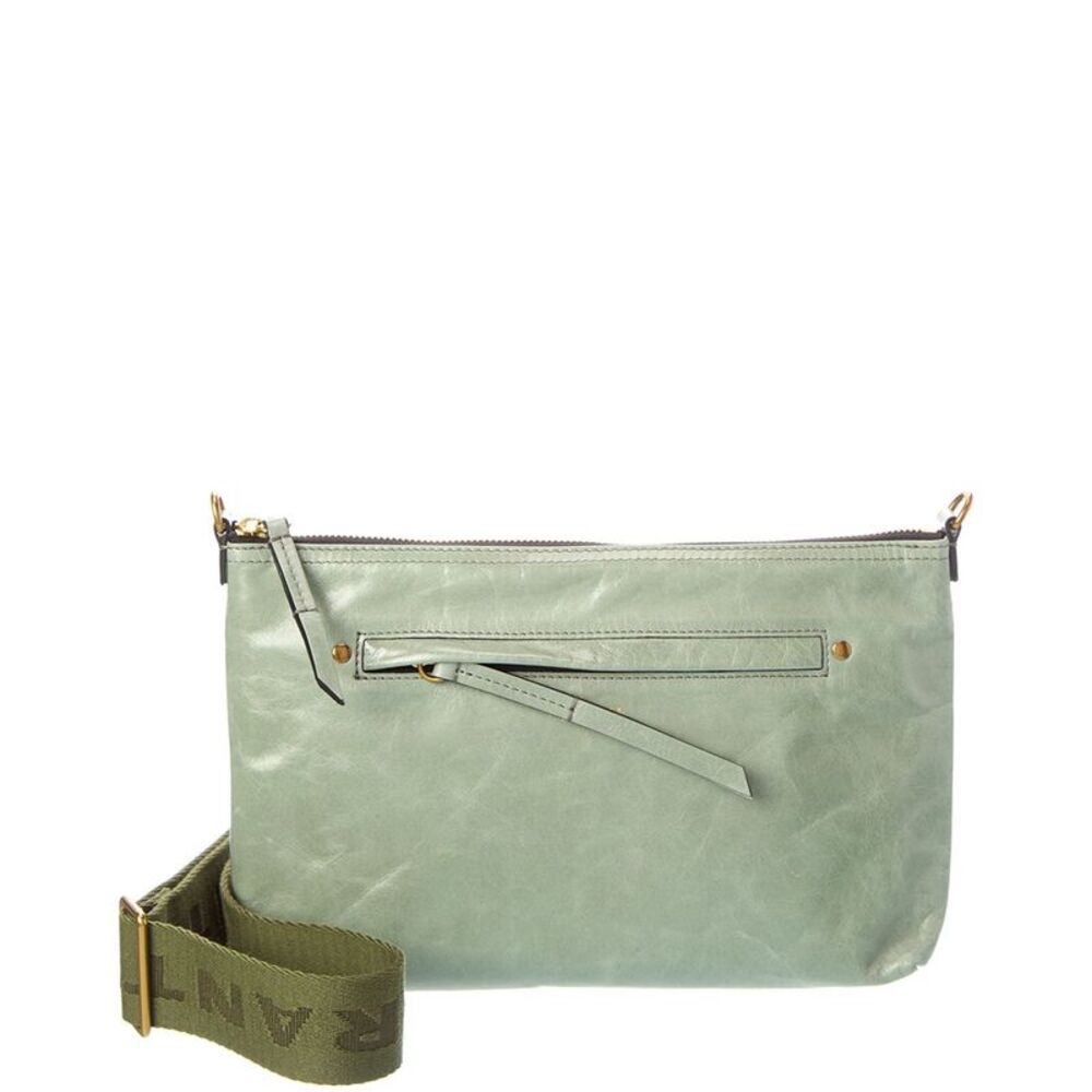 Isabel Marant Nessah Leather Crossbodies, Green